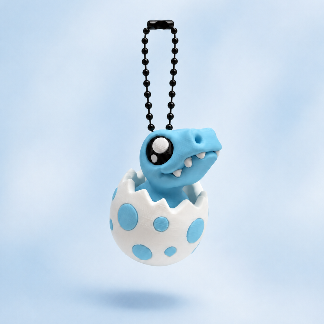 Fidget-Clicker Dino Blau TRexo – 3D-gedruckt aus PLA, Infillity Schweiz