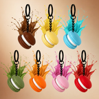 Macaron Rund mit Farbsplashes